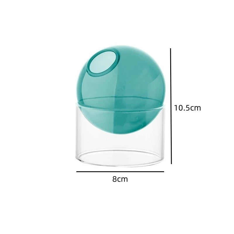 Nordic Colored Glass Vase – Minimalist Hydroponic Planter Decorative Glass Vase PLUSH Green-S