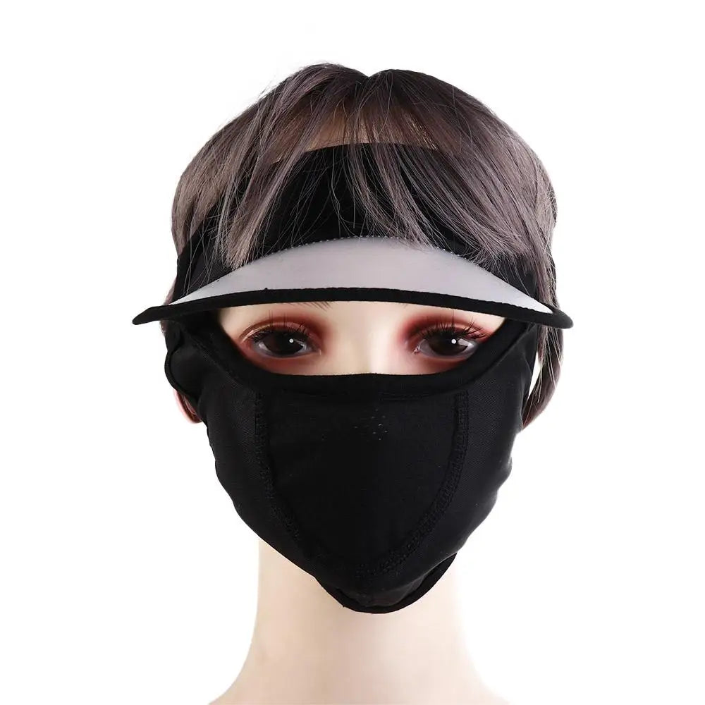 Women's UPF 50+ Ice Silk Face Veil – UV Sun Protection Mask UV Face Veil PLUSH