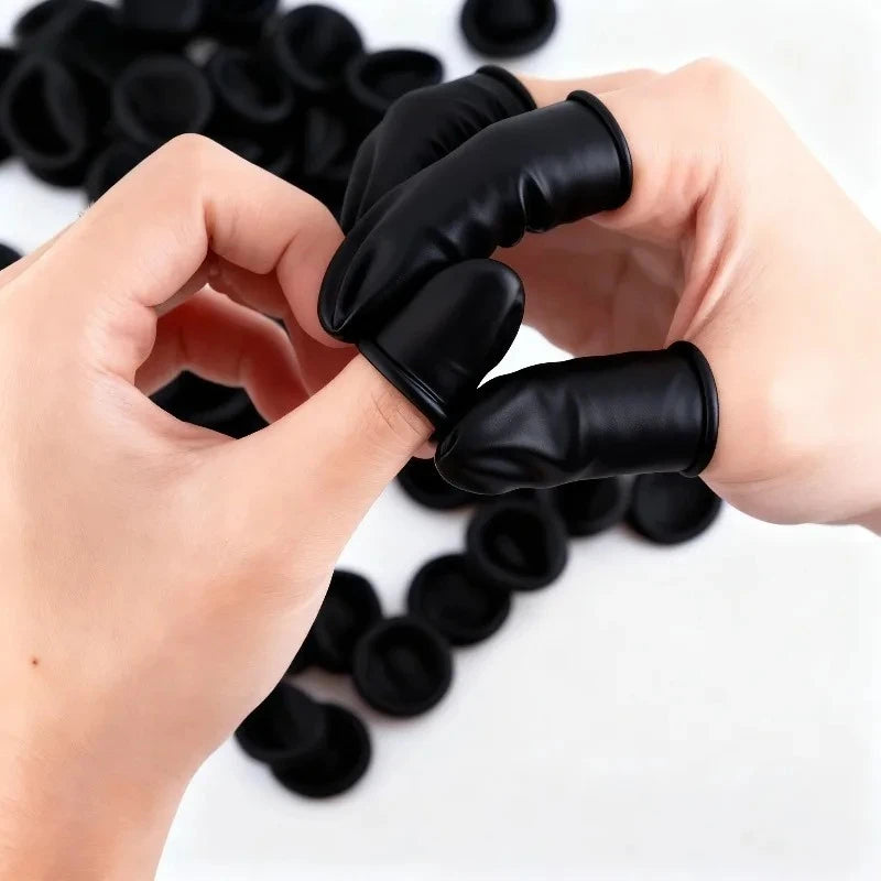 Disposable Latex Finger Cots Non-Slip Covers 50/100/200pcs Latex Finger Cots PLUSH