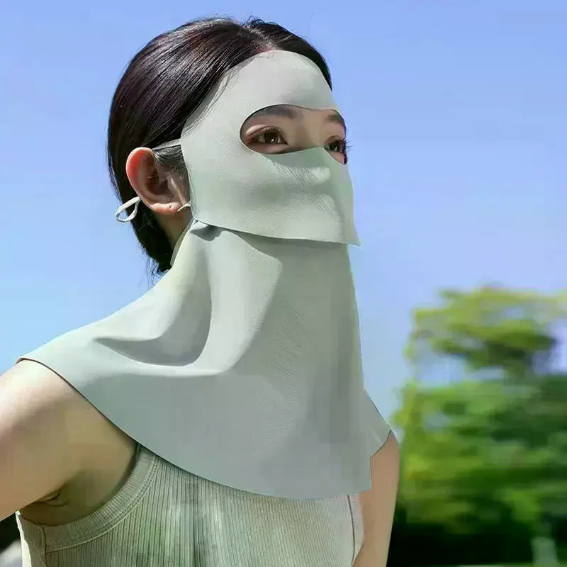 Women's UV Protection Cycling Face Mask – Breathable & Lightweight UV Cycling Face Mask PLUSH