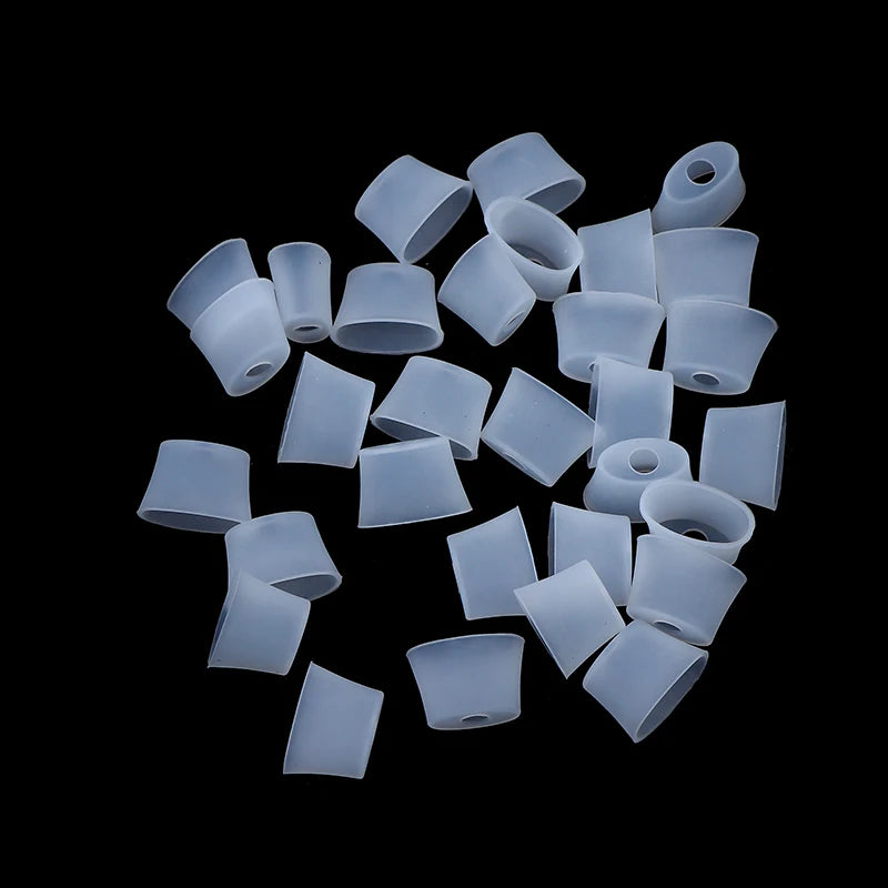 100pcs Silicone Drip Tip Covers – Disposable Test Cap Mouthpieces Disposable Mouthpiece Covers PLUSH