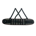 Ergonomic Lower Back Brace – Adjustable Breathable Waist Support Lumbar Back Brace PLUSH Black XL