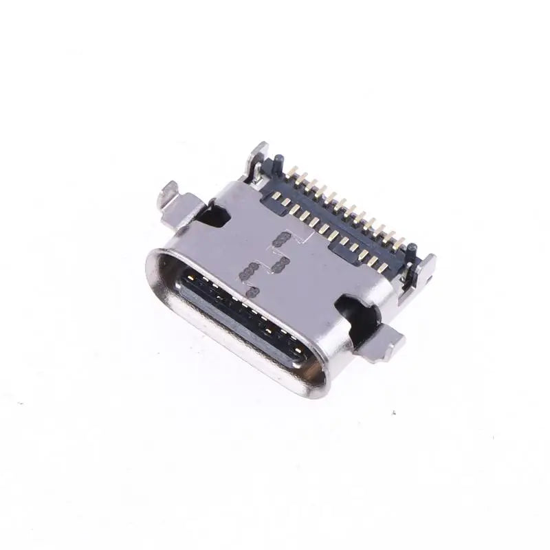 Type-C Charging Port Jack Power Connector Replacement 1/4 Pcs Laptop Charging Connector PLUSH A 1pcs