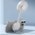 Magnetic Fan for iPhone – MagSafe Compatible Cooling Fan Magnetic Phone Fan PLUSH WHITE