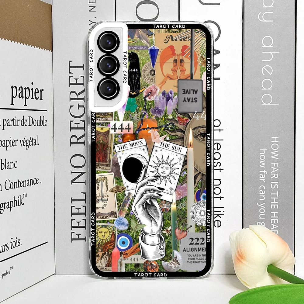 Witch Tarot Card Phone Case – Samsung Galaxy S22–S26 Series Phone Case PLUSH