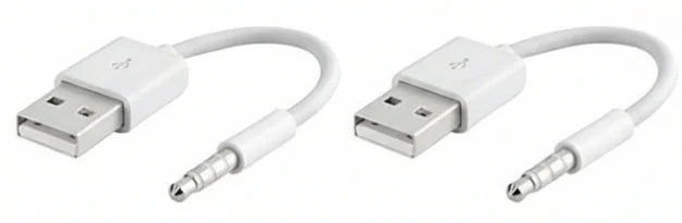 USB 2.0 Charger & Data Cable for iPod Shuffle All Generations USB Charging Cable PLUSH 2PCS