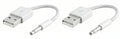 USB 2.0 Charger & Data Cable for iPod Shuffle All Generations USB Charging Cable PLUSH 2PCS