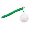 Rope Golf Training Ball – Swing Practice Aid for Beginners Golf Training Aid PLUSH Green
