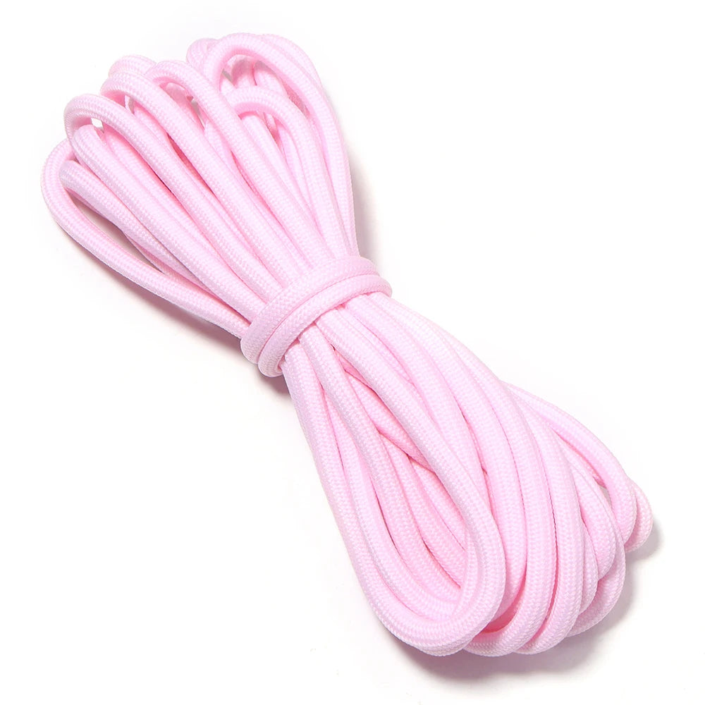 5 Yards 5mm Colorful Polyester Braided Rope – DIY Jewelry Crafts Braided Craft Cord PLUSH light pink