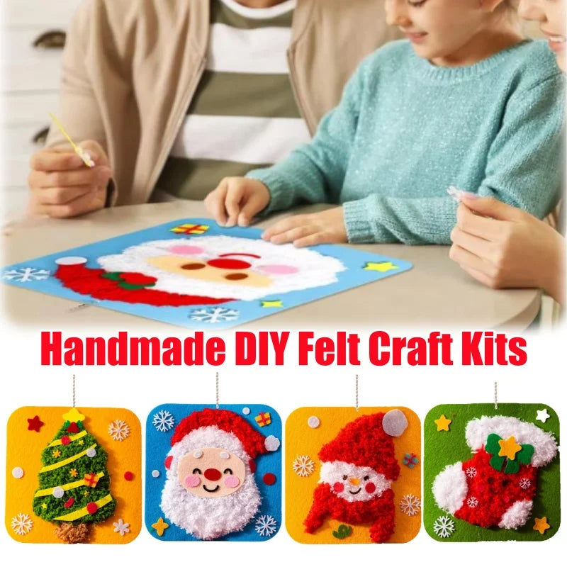 Felt Craft Kit for Kids – DIY Sewing Threading Painting Kids Craft Kit PLUSH