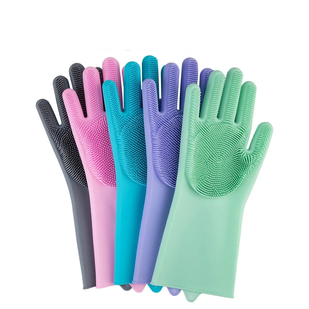 Silicone Pet Grooming Glove – Dog & Cat Hair Removal Brush Pet Grooming Glove PLUSH