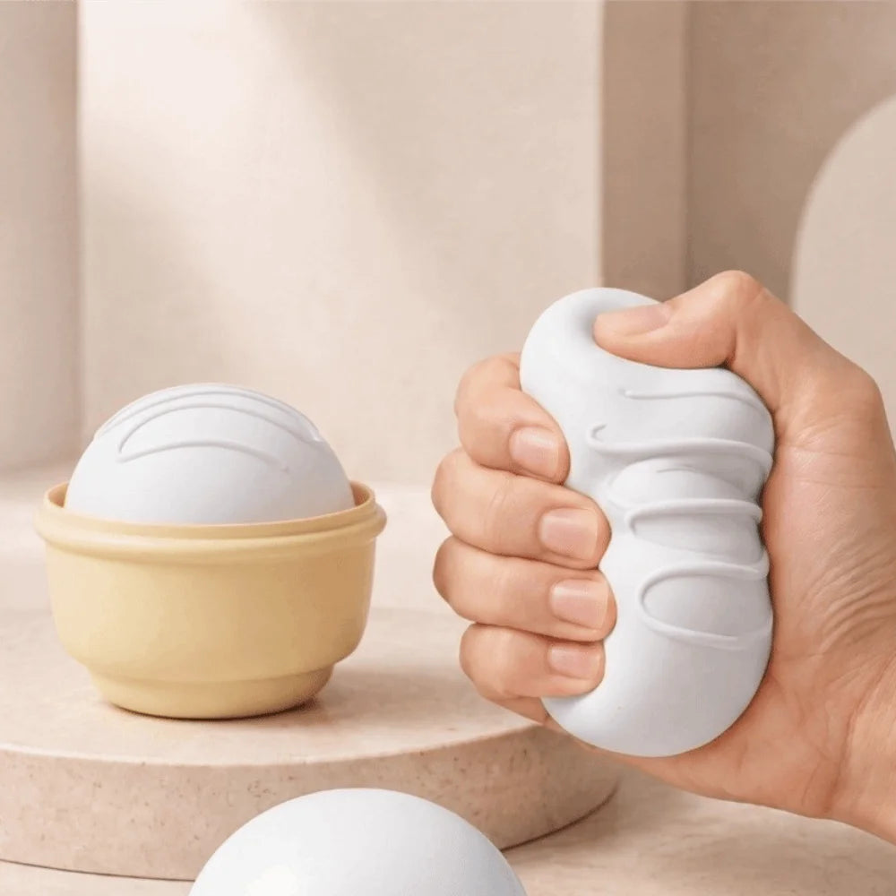 Soft Squishy Sensory Ball – Slow Rebound Fidget Toy Adults Sensory Fidget Toy PLUSH White