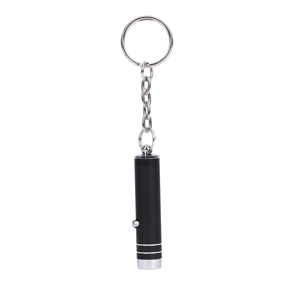 UV LED Keychain Flashlight – Counterfeit Money Detector Torch UV Keychain Flashlight PLUSH black