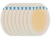 Gel Heel Protector Patches – 5pc Hydrocolloid Blister Pads Heel Blister Pads PLUSH 6.9 4.4cm XS