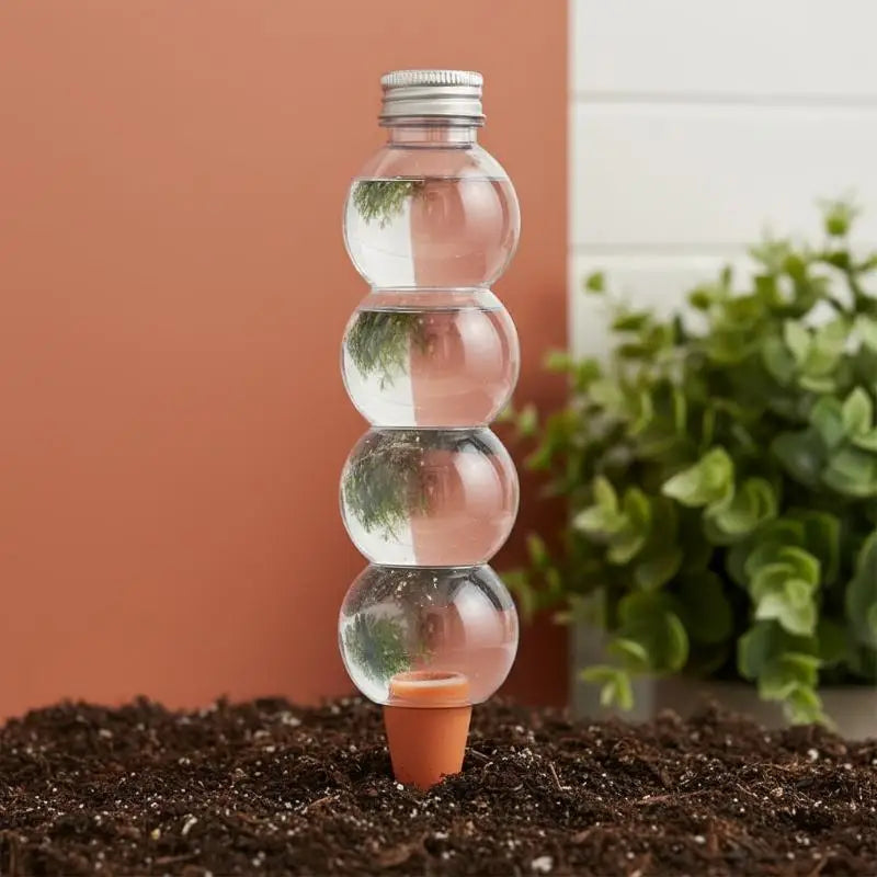Automatic Self-Watering Plant Stake – 500ml Drip Irrigator Plant Watering Stake PLUSH
