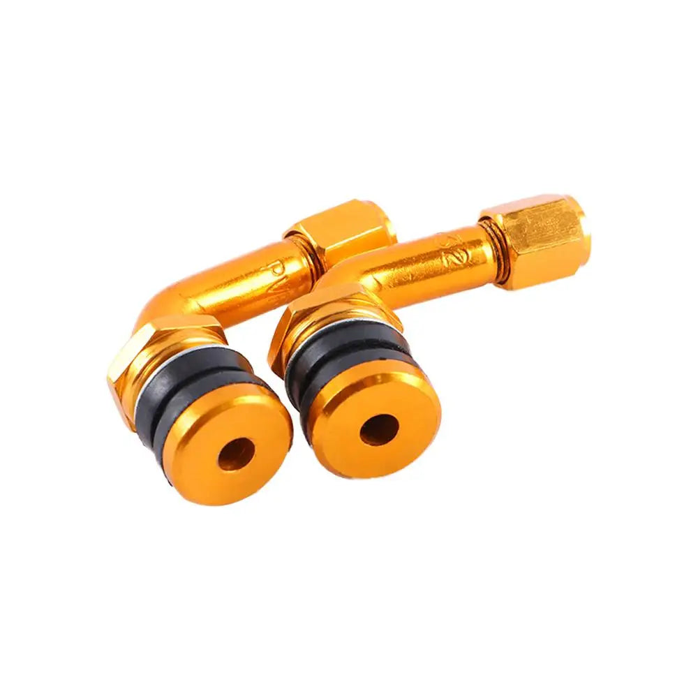 90° CNC Aluminum Motorcycle Tire Valve Stems – 2pcs Motorcycle Valve Stems PLUSH