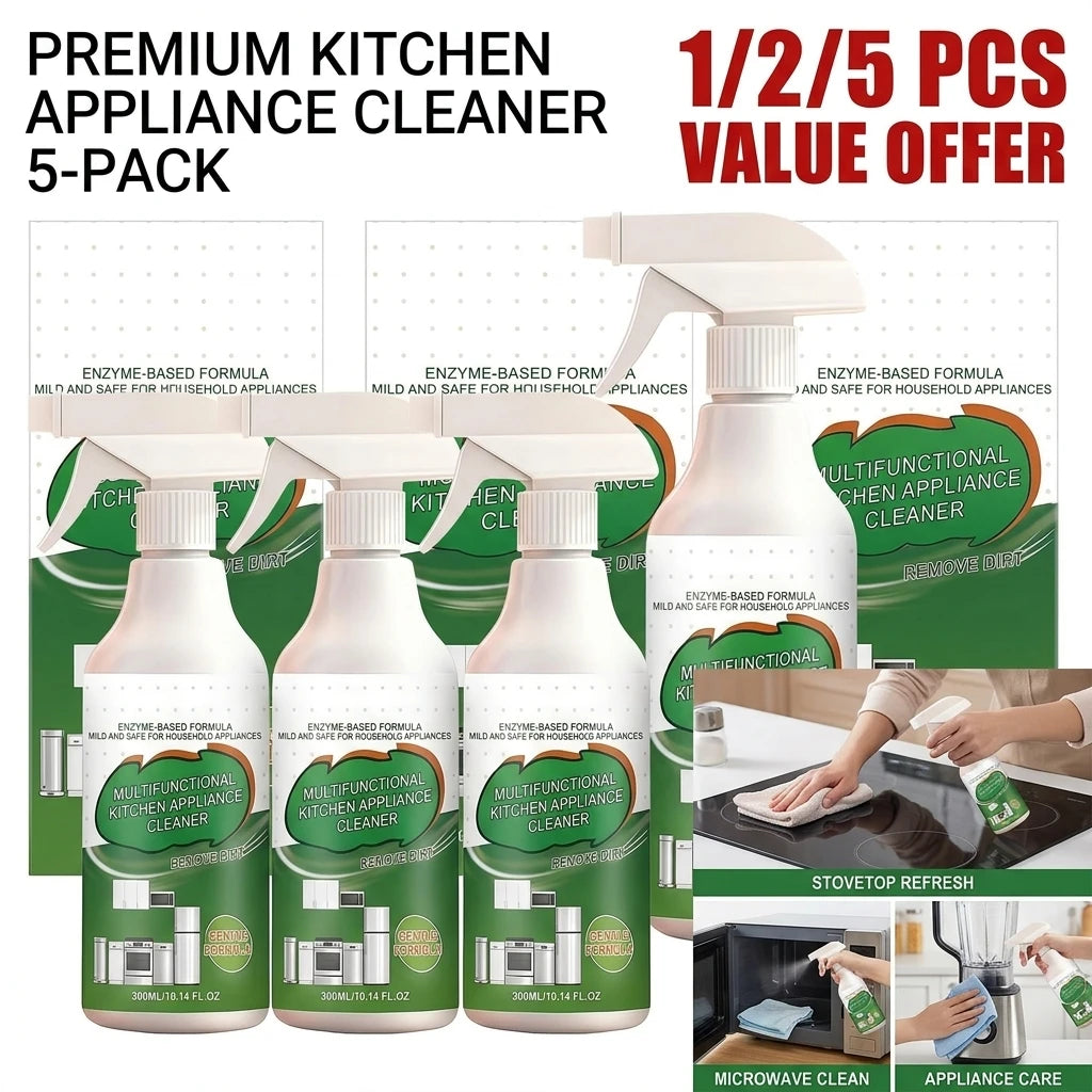 300ml Enzyme Kitchen Appliance Cleaner – Grease & Gloss Spray Kitchen Appliance Cleaner PLUSH