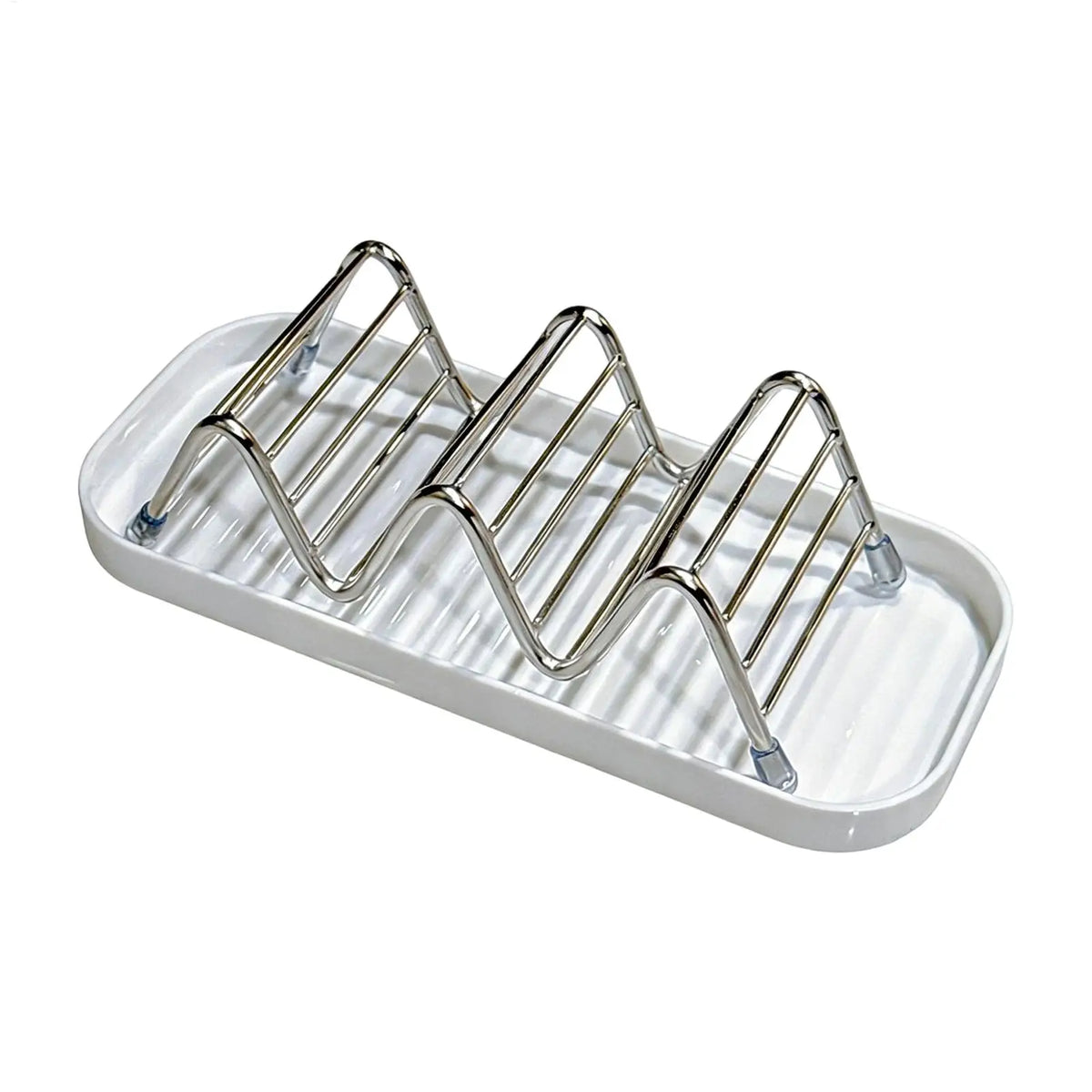 Stainless Steel Soap Dish with Draining Tray | Bathroom Organizer Soap Dish & Organizer PLUSH