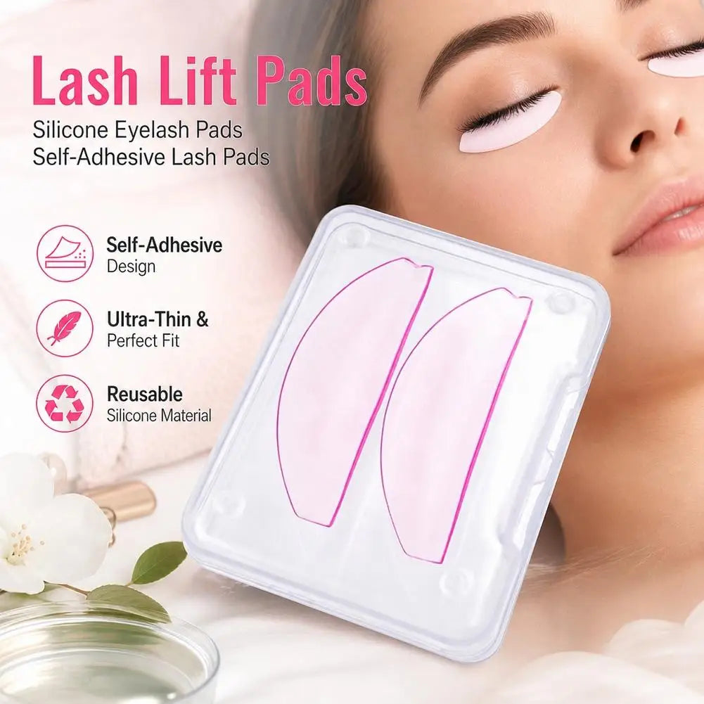 Reusable Silicone Under Eye Patches – Lash Lift Shields 1 Pair Silicone Eye Patches PLUSH