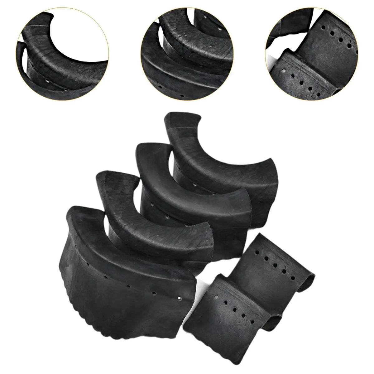 PU Leather Pool Table Pocket Liners – 6-Piece Replacement Kit Billiard Pocket Liners PLUSH