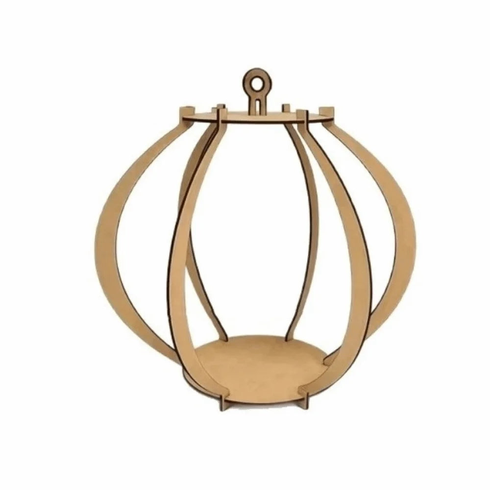 Pumpkin Wooden Candle Holder – Hollow Lantern Desk Ornament Wooden Candle Holder PLUSH 28cm StyleA