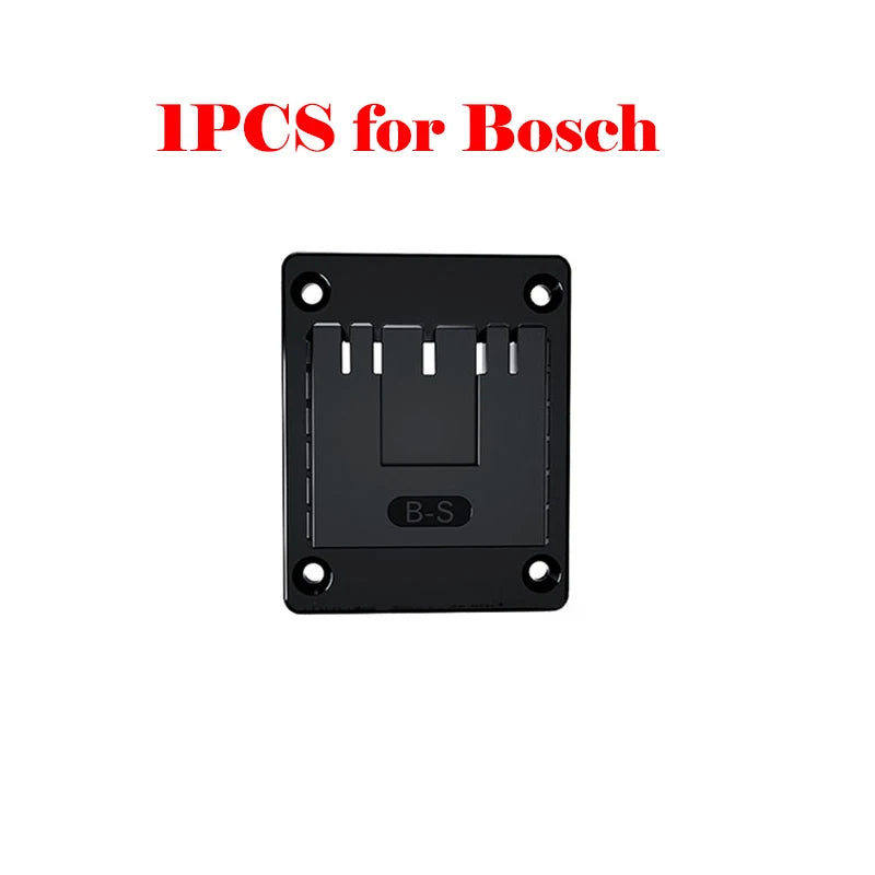 18V Battery Wall Mount Holder for Makita Bosch Dewalt Milwaukee Battery Wall Mount Holder PLUSH For Bosch China Mainland