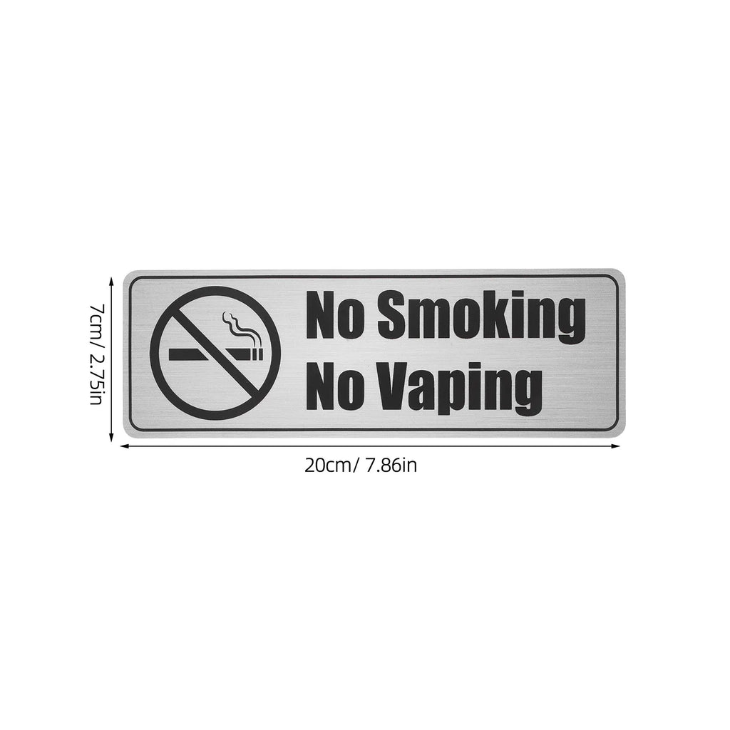 4-Pack No Smoking PVC Stickers – Wall, Door & Window Decals Signage Decal PLUSH