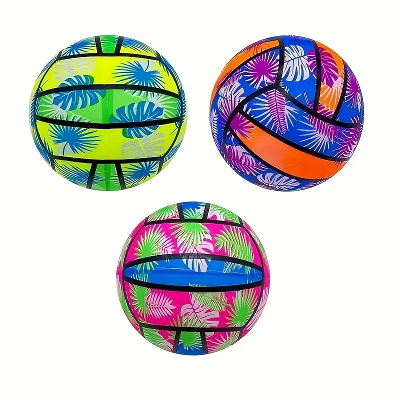 Kids Inflatable PVC Beach Volleyball Ball – Pool & Outdoor Toy Inflatable Beach Toy PLUSH
