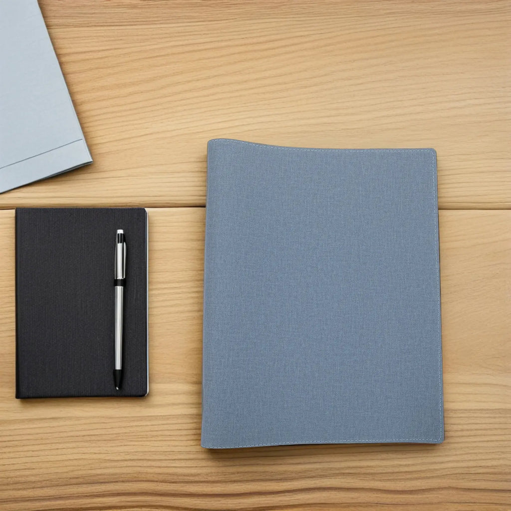 B5 PU Loose Leaf Binder Cover 9-Ring Refillable Planner Journal Loose Leaf Binder Cover PLUSH