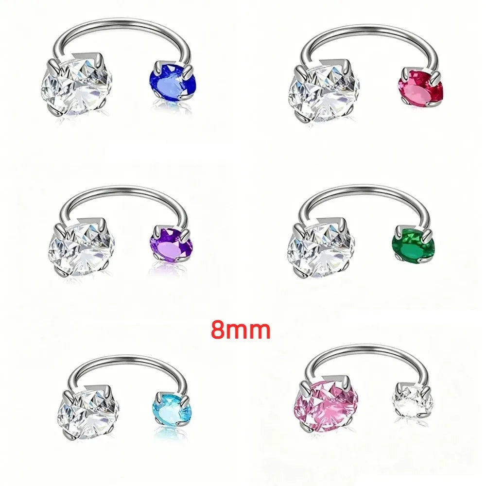 Stainless Steel Ear Piercing Tool Set – Taper & Ball Grabber Piercing Tool Set PLUSH 8mm 6pcs