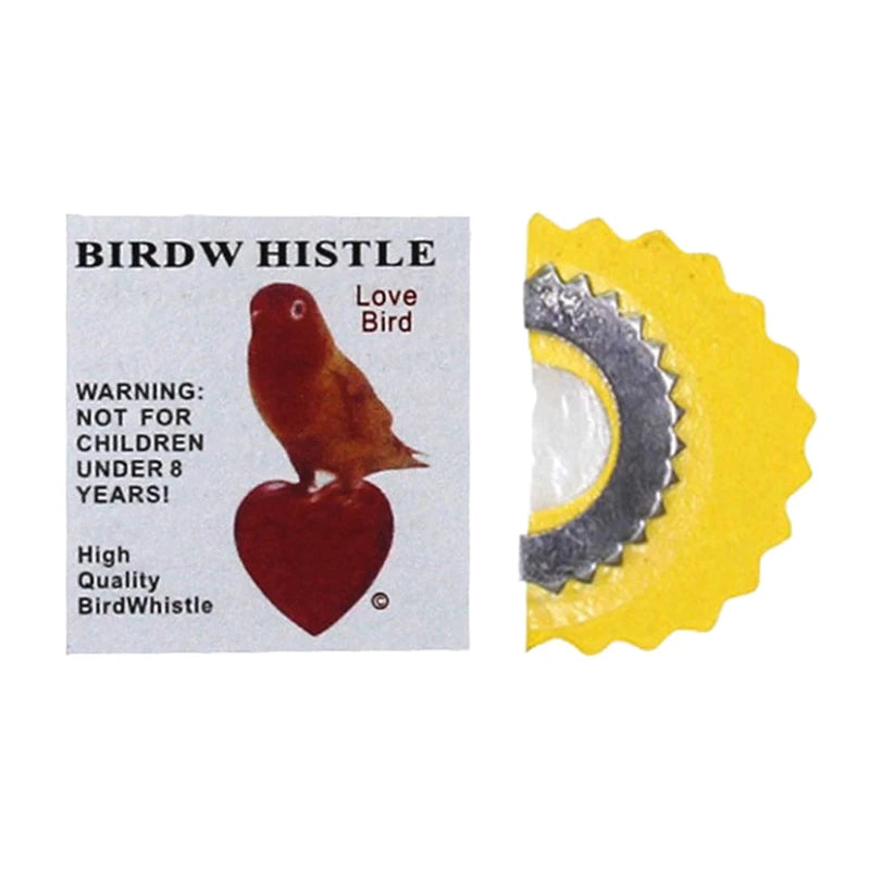 Magic Bird Whistle Tongue Warbler Caller Noisemaker Toy Novelty Whistle Toy PLUSH Yellow