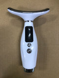 7-Color LED Light Therapy Face & Neck Massager | Skin Tightening LED Skin Massager PLUSH White