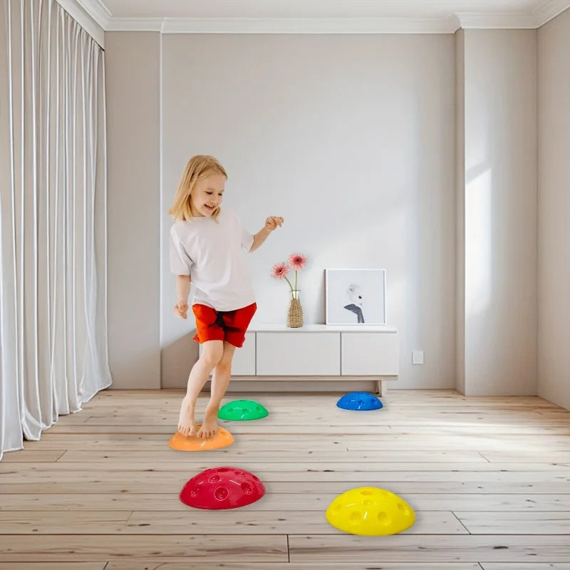 5pcs Kids Sensory Stepping Stones – Balance & Coordination Play Sensory Stepping Stones PLUSH