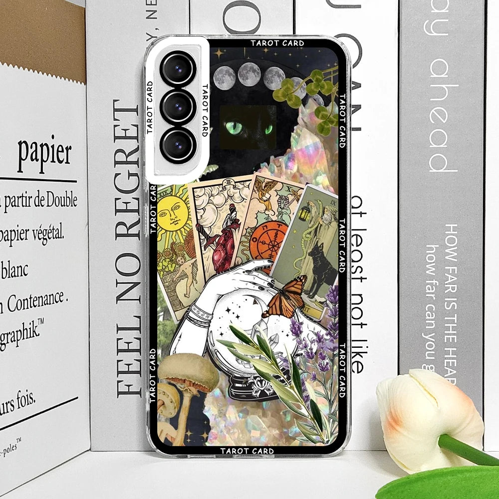Witch Tarot Card Phone Case – Samsung Galaxy S22–S26 Series Phone Case PLUSH