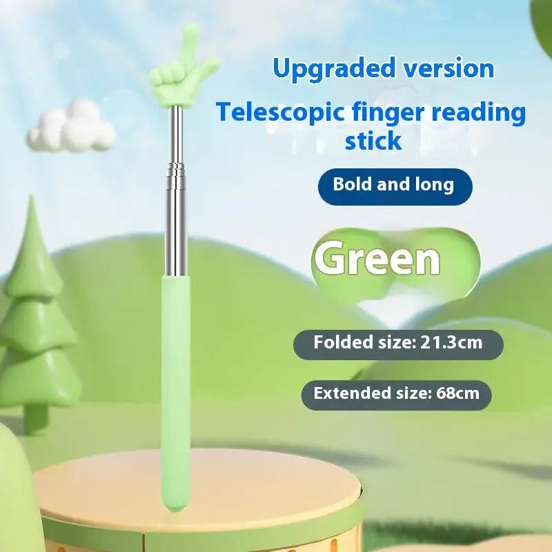 Telescopic Teaching Pointer Stick – Finger Tip Design 68cm Teaching Pointer Stick PLUSH style 3