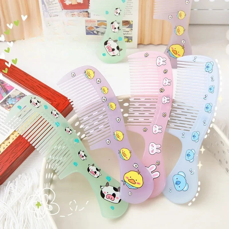Cute Cartoon Animal Kids Hair Comb – Portable Scalp Massage Kids Hair Comb PLUSH