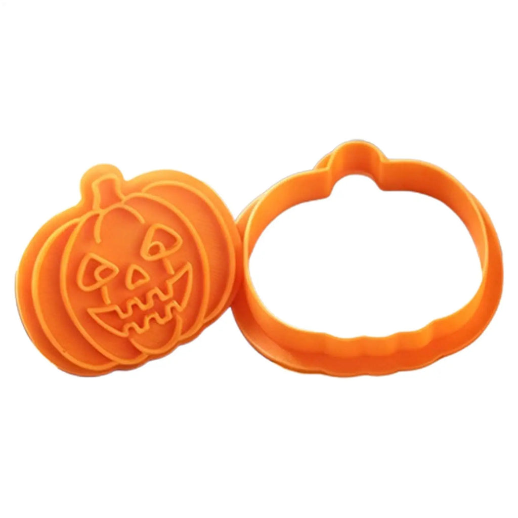 Halloween Cookie Cutter Stamp – Ghost Pumpkin Cat Mold Cookie Cutter Stamp PLUSH