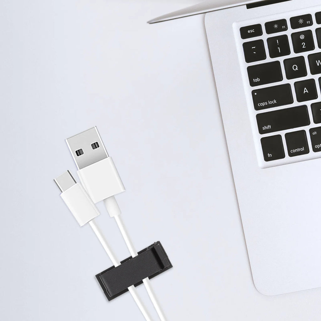 10Pcs Self-Adhesive Cord Clips | Desktop Cable Management Cable Management Clips PLUSH