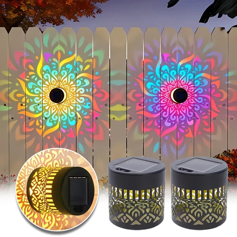 Solar Mandala Sunflower Wall Light – Outdoor Garden Decor Solar Wall Light PLUSH
