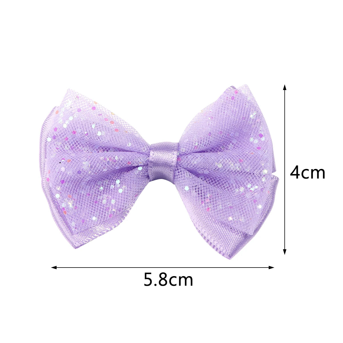 10pcs Sequin Mesh Ribbon Bows – Multicolor DIY Craft Decor Craft Ribbon Bows PLUSH