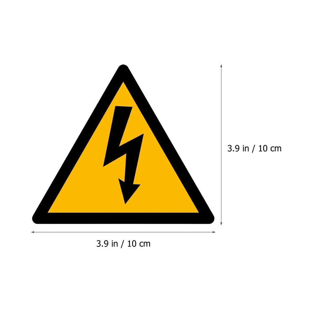 Electrical Warning Stickers 20 Sheets – Safety Caution Labels Safety Warning Labels PLUSH