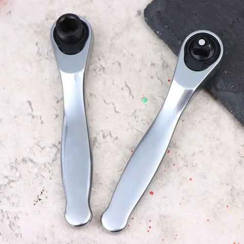 1/4" Drive 72-Tooth Mini Ratchet Wrench | Quick Release Tool Ratchet Wrench PLUSH