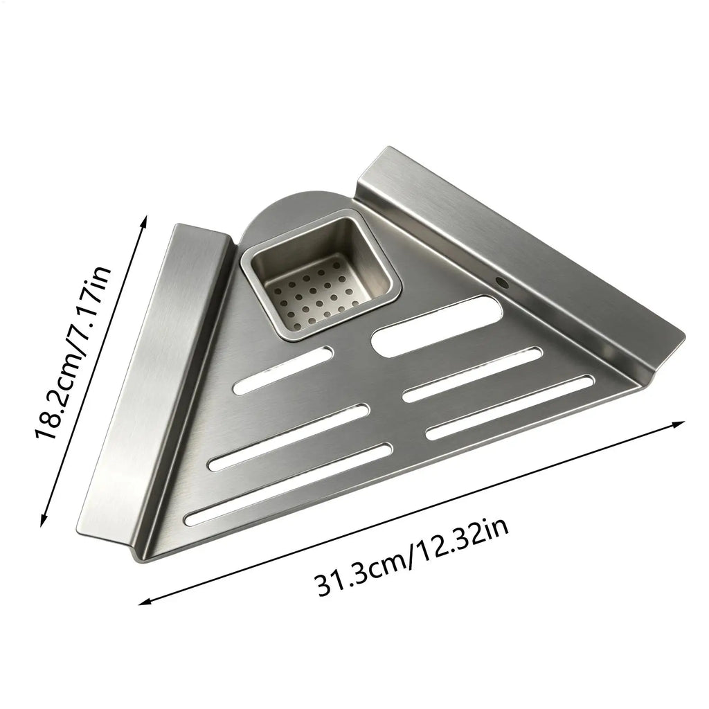 Over Sink Corner Drying Rack with Towel Bar | Kitchen Organizer Sink Drying Rack PLUSH