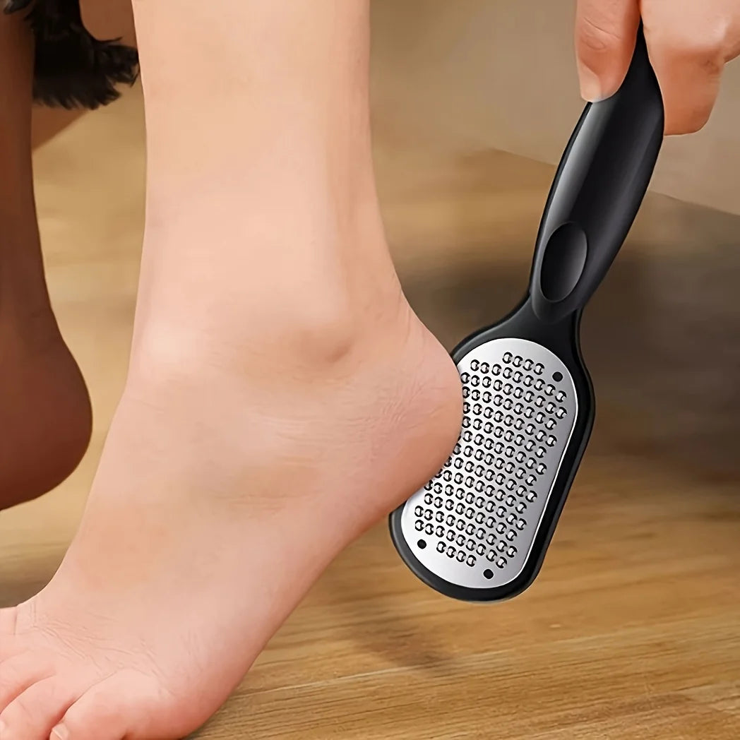 Stainless Steel Foot File & Rasp – Heavy-Duty Pedicure Tool Foot Rasp File PLUSH