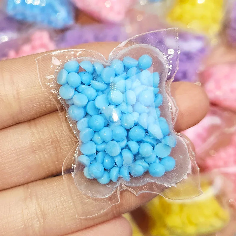 Laundry Scent Beads – Long-Lasting Fabric Softener Pearls Laundry Scent Beads PLUSH as show Blue 30Bags