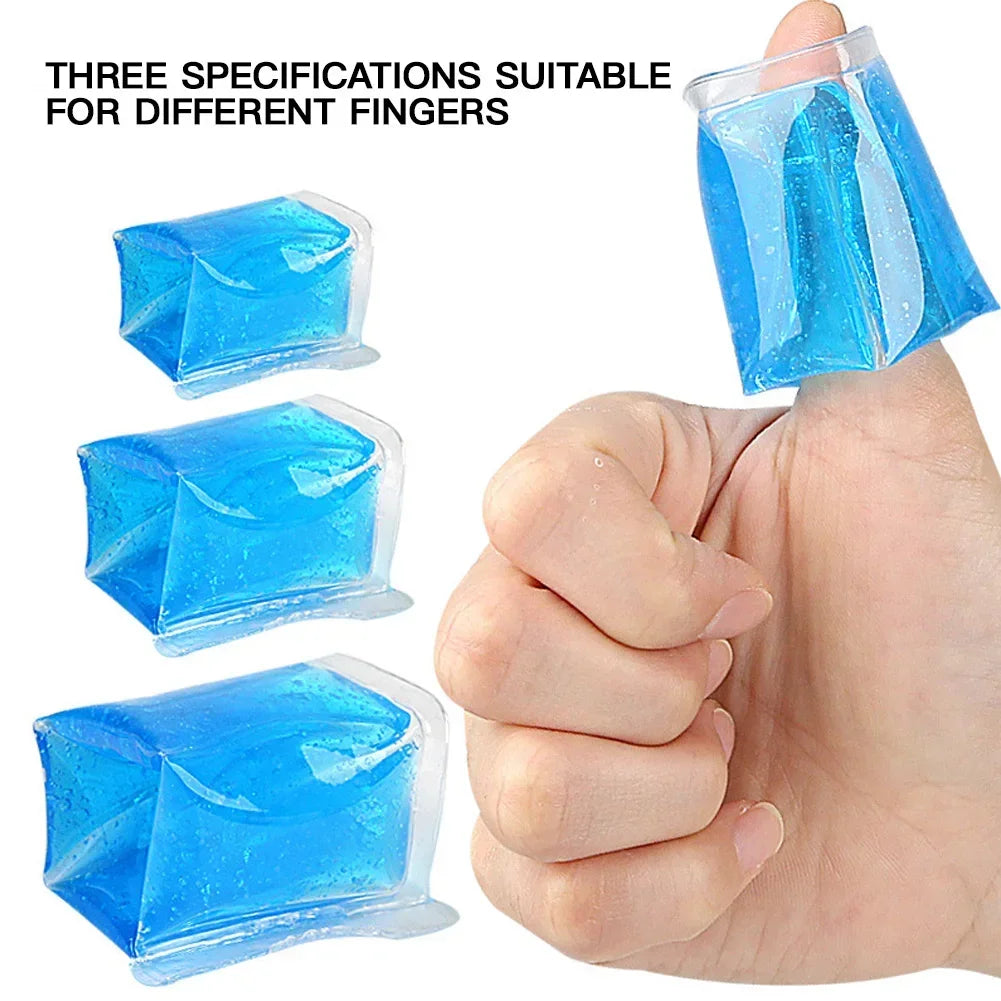 Reusable Finger & Toe Gel Ice Pack – Wearable Cold Wrap Wearable Gel Ice Pack PLUSH