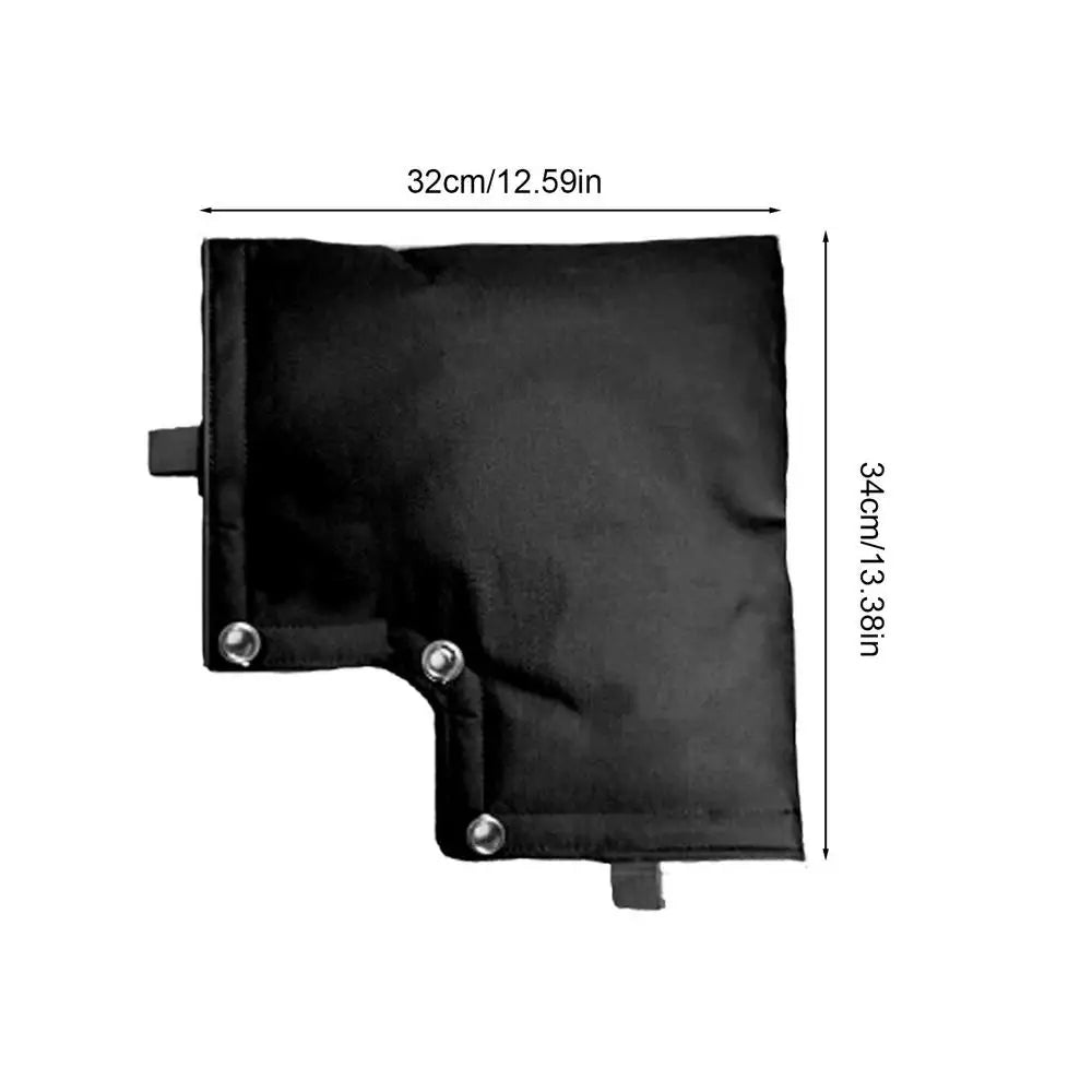 Outdoor Faucet Cover – Winter Freeze Protection Insulated Sleeve Faucet Insulation Cover PLUSH Black 1PC