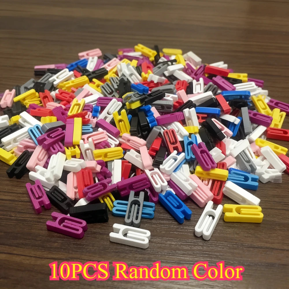 10pcs Plastic Bag Sealing Clips – Food Freshness Kitchen Tool Bag Sealing Clips PLUSH 10PCS random color