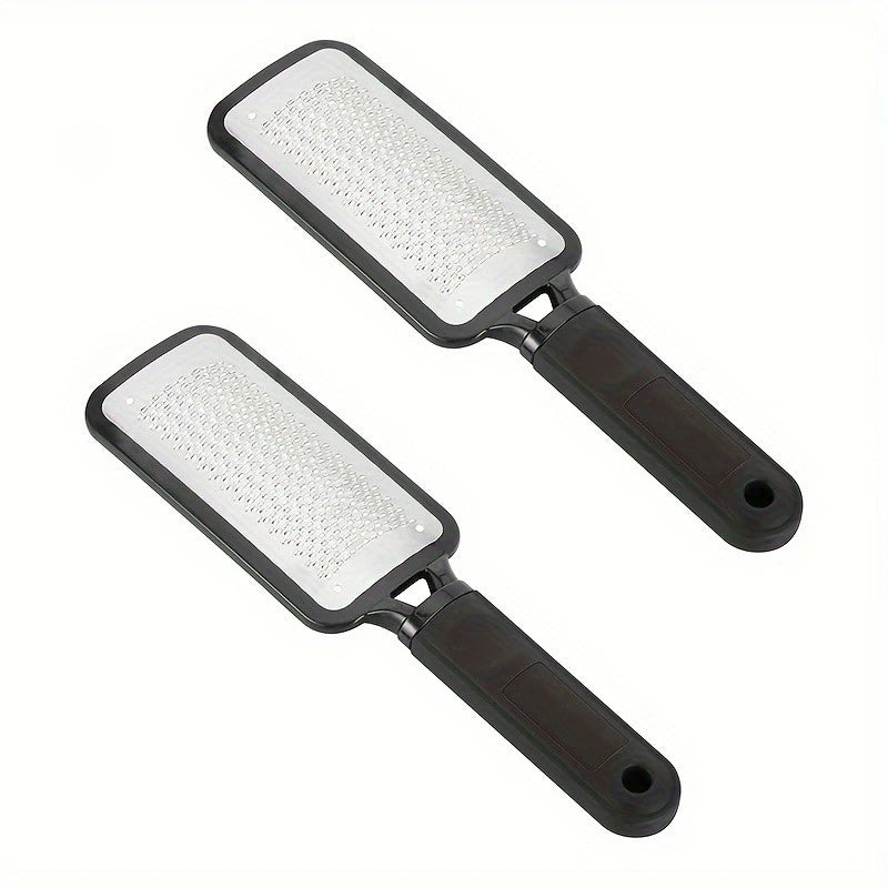 Double-Sided Stainless Steel Foot File & Pedicure Rasp | Ouriner Foot File Rasp PLUSH 2 pcs