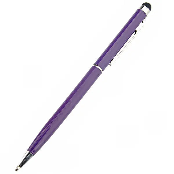 2-in-1 Stylus & Ballpoint Pen for Touchscreen Devices – Black Stylus Ballpoint Pen PLUSH Purple